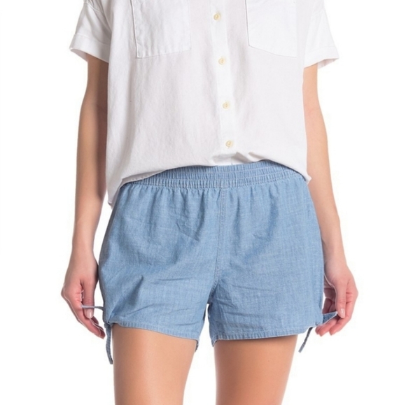 Madewell Pants - Madewell Pale Blue Chambray Shorts